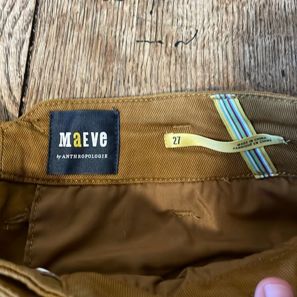 Maeve by Anthropologie High Waisted Pleated Wide Leg Pant - Picture 4 of 5